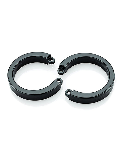 Cock Cage U-Ring 2 Pack - Black