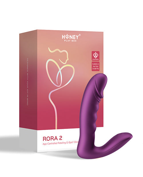 RORA 2 Clit Vibrator | Pressure Sensing App-Controlled Vibrator | Rotating G-Spot Vibrator | Best Vibrator for Women