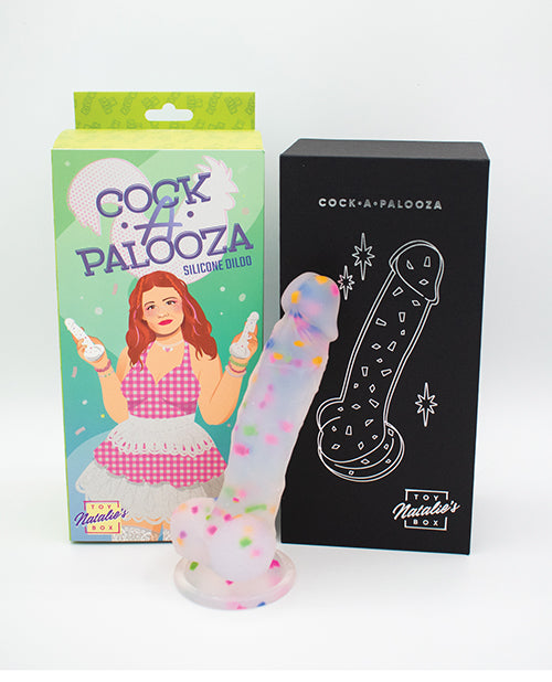 Natalie's Toy Box Realistic Dildo | Cock-A-Palooza Confetti Silicone Suction Cup Dildo