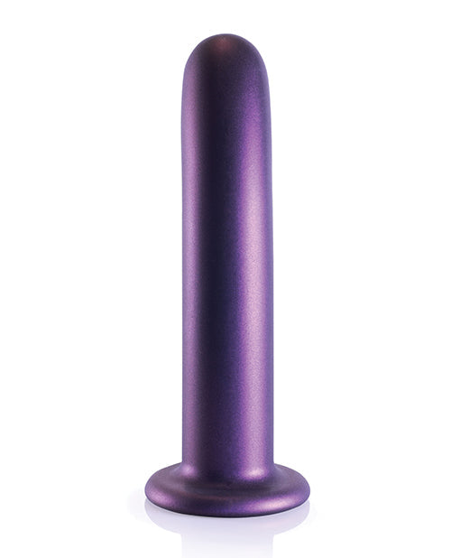 Shots Ouch 7" Big Dildo | Smooth G-Spot Realistic Dildo | Metallic Purple Suction Cup Dildo