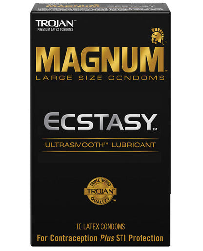 Trojan Magnum Ecstasy Condoms - Box of 10