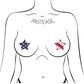 Pastease Premium Petites Glittering Stars & Stripes  - Red/White/Blue O/S
