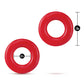 Blush Stay Hard Donut Rings - Red Pack of 2