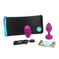 B-Vibe Remote Control Vibrating Jewel Plug (S/M) - Fuchsia