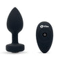 B-Vibe Remote Control Vibrating Jewel Plug (M/L) - Black