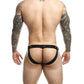 Dngeon Snap Jockstrap - Black/White Zebra O/S