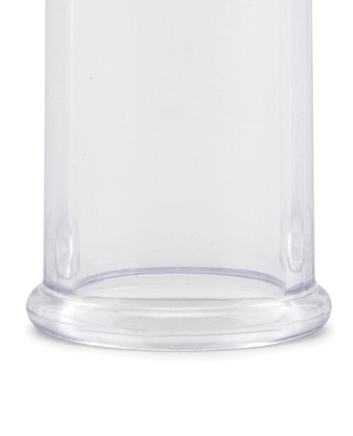 Lux Fetish Nipple Suckers w/Clitoral Pump - Clear/Black