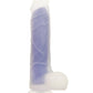 Evolved Luminous Realistic Dildo | Large Purple Dildo | Flexible Suction Cup Dildo