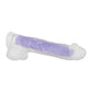 Evolved Luminous Realistic Dildo | Stud Purple Suction Cup Dildo | Inner Glow Big Dildo