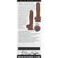 Evolved Big Shot Vibrating Dildo | 10-Speed Squirting Dildo | Brown Suction Cup Dildo