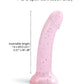 Love to Love Anal Dildo | Curved Suction Cup Dildo | Dildolls Starlight Pink Dildo