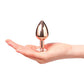 Dorcel Aluminium Bejeweled Diamond Plug - Rose Gold Medium