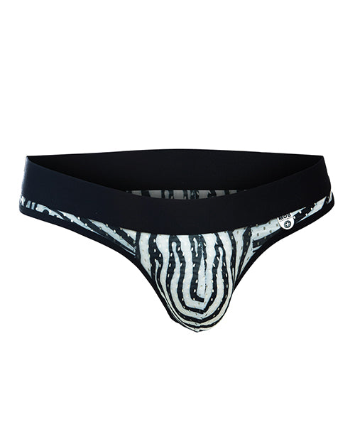 Male Basics MOB Aero Jock Zebra LG