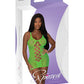 Seamless Front Whole Dress Lime O/S