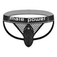 Cock Pit Fishnet Cock Ring Jock Black S/M