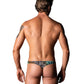 Go Wild Thong w/2 Rings - Animal Multi L/XL