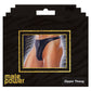 Male Power Zipper Thong Black S/M