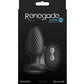 Renegade Alpine 2.0 Gyrating & Vibrating Butt Plug w/Remote - Black