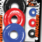 Oxballs Ringer Max 3 Pack Cockrings - Multi Color