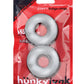 Hunky Junk Stiffy 2 Pack Cockrings - Clear Ice