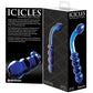 Icicles No 31 Realistic Dildo | Hand Blown Glass Dildo | Blue G Spot Big Dildo | Large Dildo