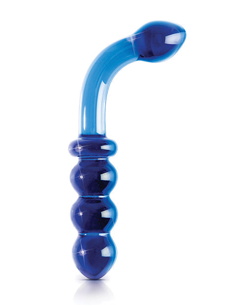 Icicles No 31 Realistic Dildo | Hand Blown Glass Dildo | Blue G Spot Big Dildo | Large Dildo