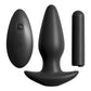 Anal Fantasy Collection Remote Control Silicone Plug - Black