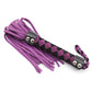 Plesur 15" Leather Flogger - Purple