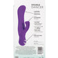 Posh Silicone Clit Vibrator | Double Dancer G Spot Vibrator | Purple Curved Tip | Best Vibrator for Women
