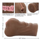 Stroke It Pussy Masturbator - Brown