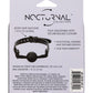 Nocturnal Collection Silicone Ball Gag - Black