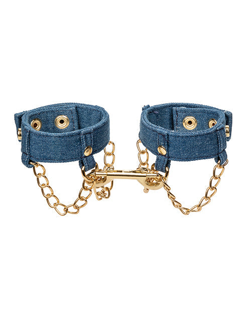 Ride 'Em Premium Denim Collection Wrist Cuffs