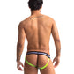 Sport Fucker Jersey Jock - XL Black/Green