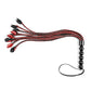 Saffron Braided Flogger - Red/Black