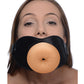 Master Series Ass Face Mouth Gag - Light/Black
