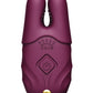 Zalo Nave Vibrating Nipple Clamps - Velvet Purple